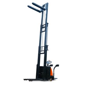 Quality 5000mm Triple Mast 2000kg Walk Behind Powered Pallet Stacker wholesale
