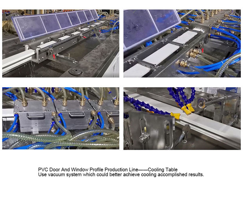 PVC Ceiling Extrusion Machine Window Profile Extrusion Line Machine 25kw/H Pvc Panel Making