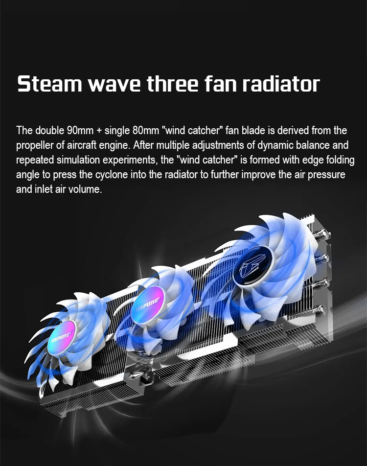 Three Fan Miner Graphics Card IGame GeForce RTX 3050 Ultra W OC 8G