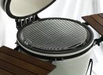 Bubble White Glaze Charcoal Kamado Grill 21.5 Inch 57*65cm