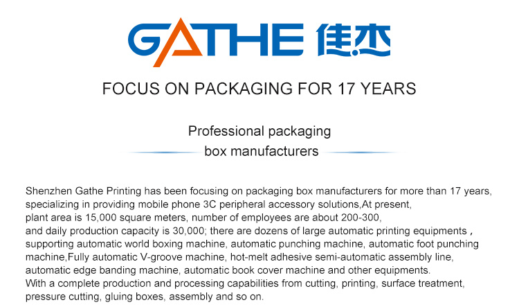 Electronics Screen Protector Packaging Envelope Box Offset CMYK Printing Companies