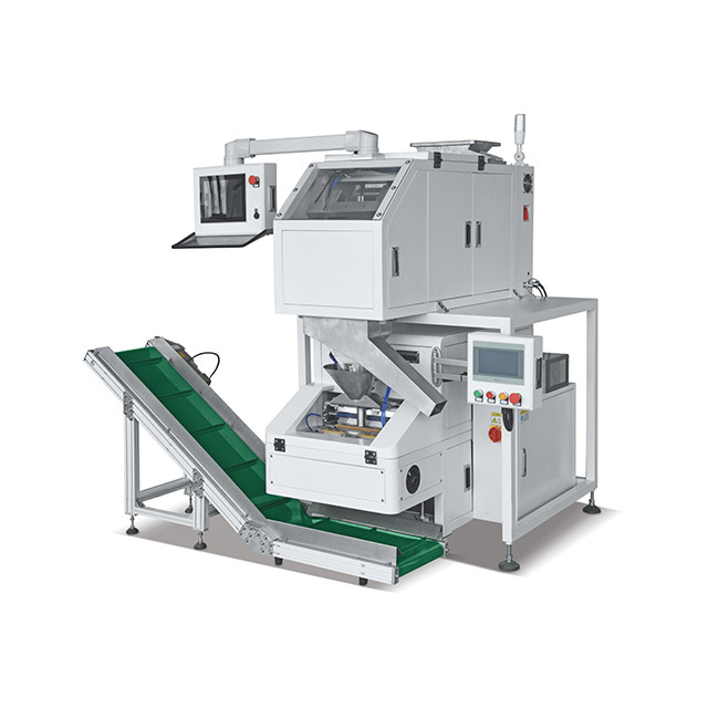 Intergrated design visual counting packing machine for small precision product