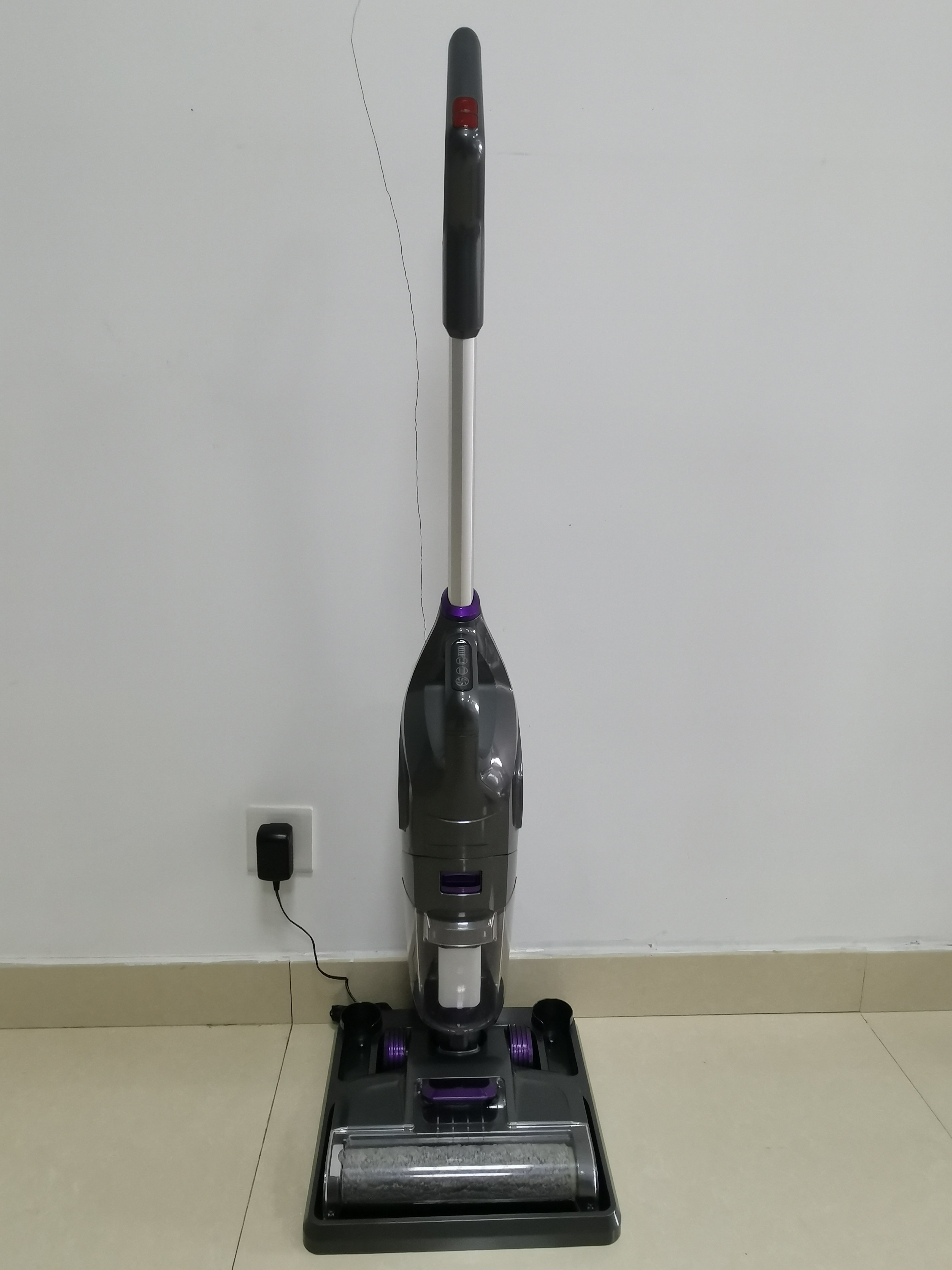 18kpa HEPA Filtration Steam Mop and Vacuum Cleaner for Tile Laminated Hardwood Floors