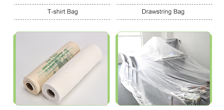 8-30L Household Garbage Bags 100-200 Count Closure Plastic Drawstring Rubbish Bags