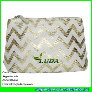 Quality LUDA fashion weave handbag lady clutch paper straw handbags wholesale