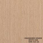 Simulation Wood Veneer White Oak 12-1s Straight Grain 0.15-0.55mm For Decoration