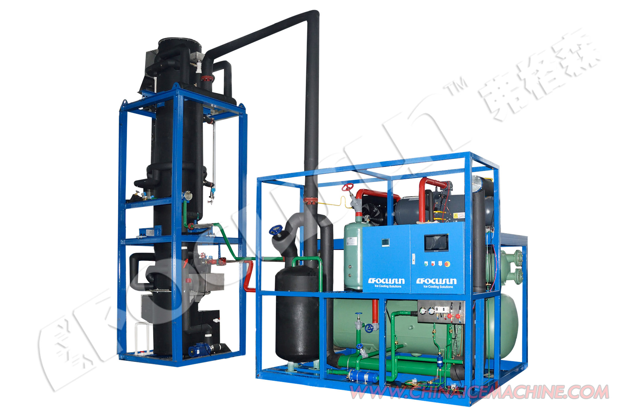 2 Tons Small Industrial Tube Ice Machine 2021 Design Field Maintenance and Repair Service