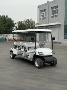 Quality Luxury White High End 6 Seater Lithium Battery Off-Road Electric Golf Cart Supports Customization wholesale