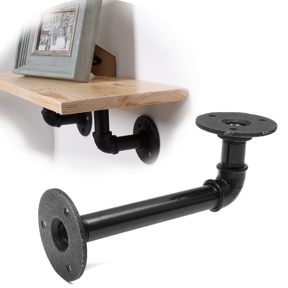 Black Powder Coated Heavy Duty Stainless Steel Bracket for Countertop Stability