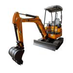 XN20 2 Ton Mini Wheeled Excavator 10kw 11.2kw 2200r/Min