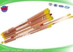 Customized EDM Brass Tubes Copper Material 2.3x400mmL Drilling Parts