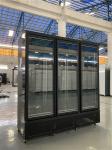 Fan Cooling Supermarket Glass Showcase Cold Drink Display Refrigerator Freezer