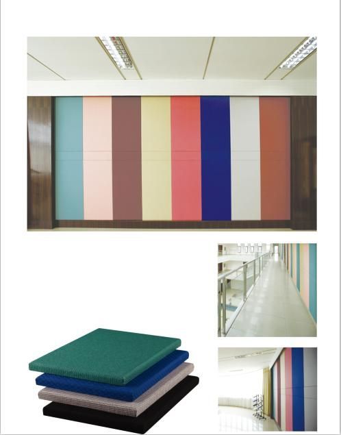 Decoration Sound Absorption Fiber Glass Acoustic Board