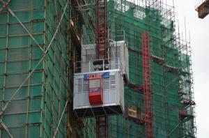 Quality Hot Galvanized 300m 46m/Min Rack And Pinion Construction Hoist For Passenger wholesale