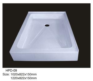 Quality Acrylic shower tray, shower basin,acrylic shower base HDP-09 wholesale