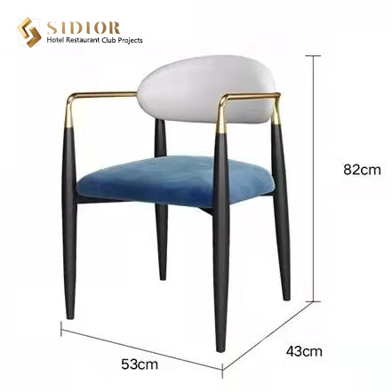 Stainless Steel Dinning Chair, Restaurant Dinning Chair, Hotel Chair, High Density Foam, PU Leather Upholstery