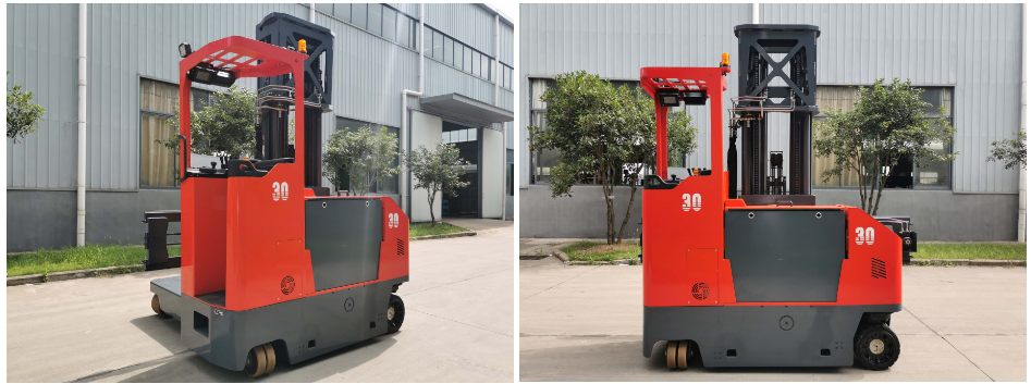 3 Ton 5 Ton Multi Directional Forklift 4 Directional Reach Truck For Long Material Handling