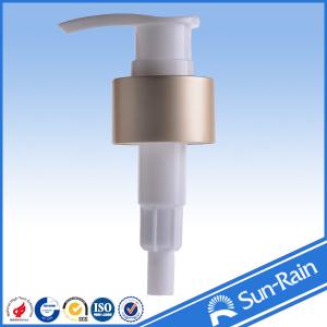 Quality Shampoo bottle lotion pump with smooth metal collar wholesale