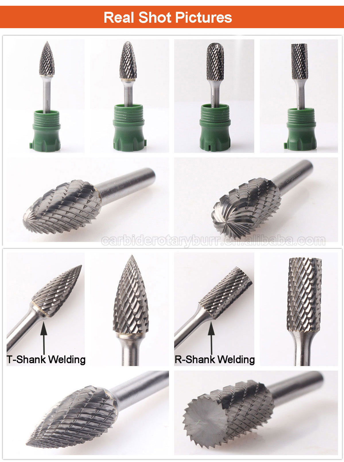 Tungsten Carbide Double Cut Burr Set for Steel and Alloys