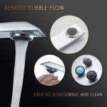 Silver Color Bathroom Basin Faucets , Compact Contemporary Faucets Long Life