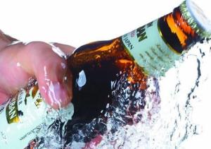 Quality 3in1 Monoblock Beer Filling Machine Automatic For Glass Bottle XGF18-18-6 wholesale