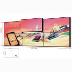 digital video wall,46 inch video wall 5.3mm bezel
