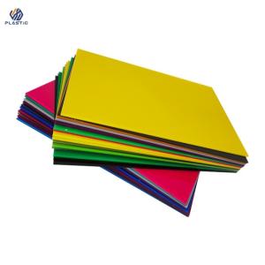 Quality No Fade Coloured Cast Acrylic Sheet High Scratch Resistance 1250x1850mm 2050x3050mm wholesale