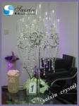 ZT-267G New wedding gold tall crystal candelabra centerpieces