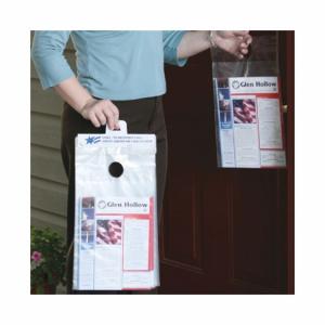 Quality Transparent ISO SGS Plastic Hanger Bags Door Knob Newspaper wholesale