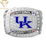 Silver Football National Custom Championship Ring