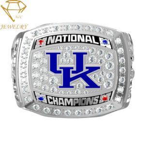 Quality Silver Football National Custom Championship Ring wholesale
