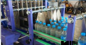 China PLC control 22KW Shrink Film Wrapping Machine With Heat Shrink Tunnel on sale