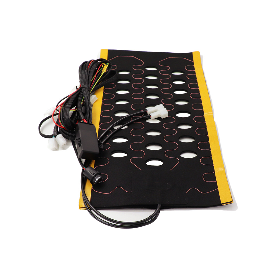 car seat heater campervan auto seat heated pad 12v caravan Alloy wire pads for driver seat and Passenger seating