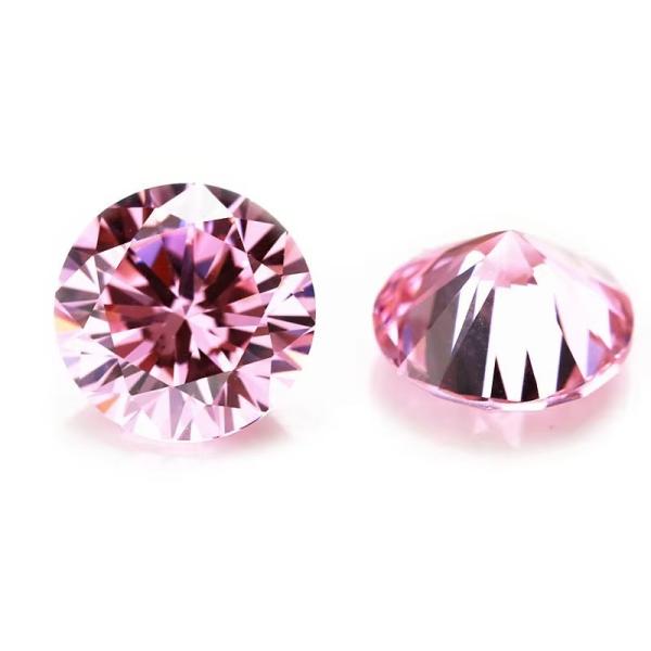 Synthetic Cubic Zirconia Loose Gemstones For Jewelry Birthstone Round Cut 4mm
