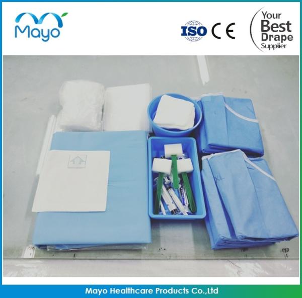 CE Surgical Angio Drape Kits Angiography Surgical Drapes Disposable