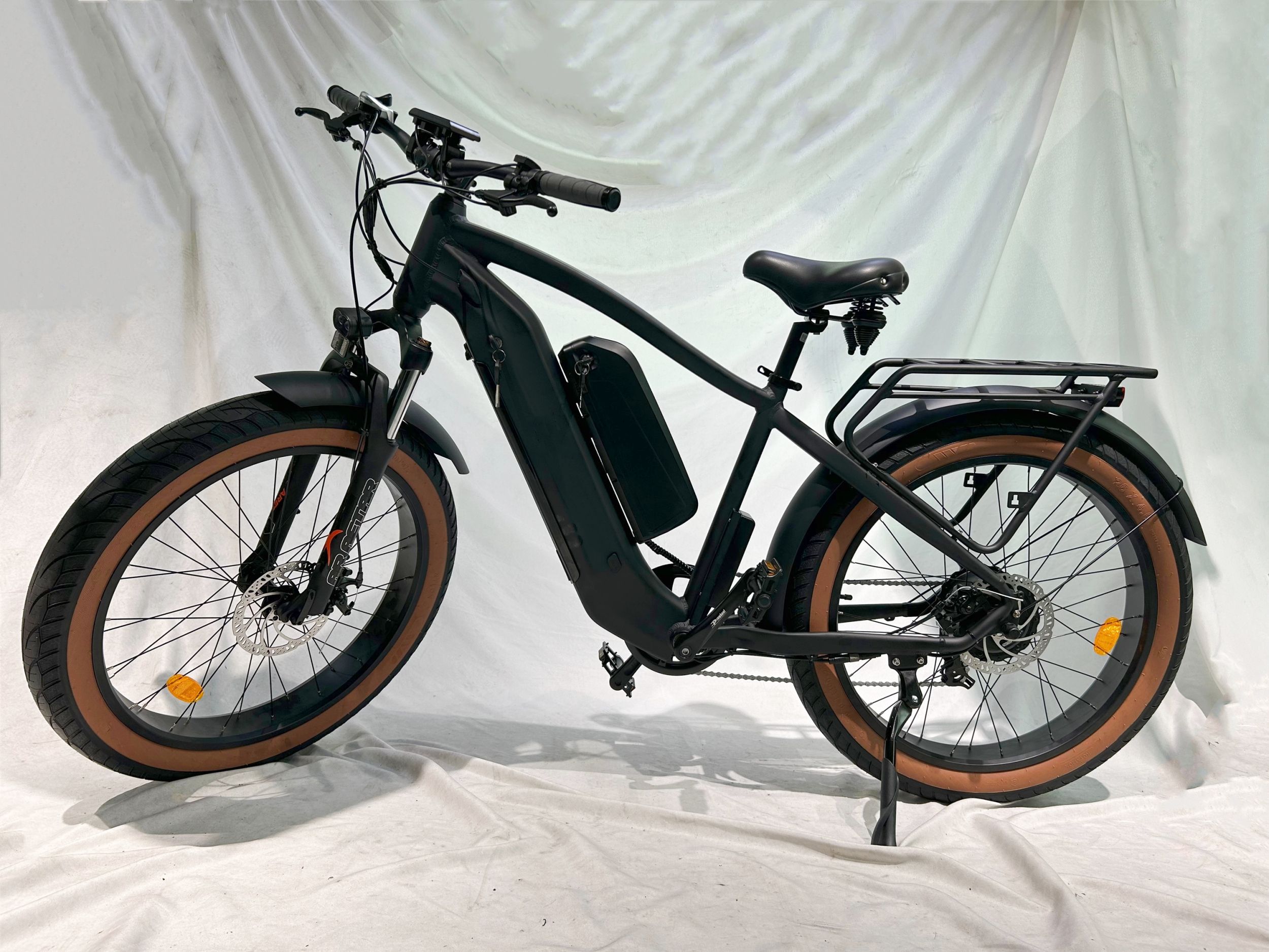 1000W 1500W Electric Bike 7 Speed Electric Bike 26"*4.0 Fat Tire Ebike Electric Mountain Bike Dual 48V 17.5Ah Ebike For Adults