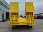 2 3 4 Axle Hydraulic Low Bed Trailer For Bulldozer Transport