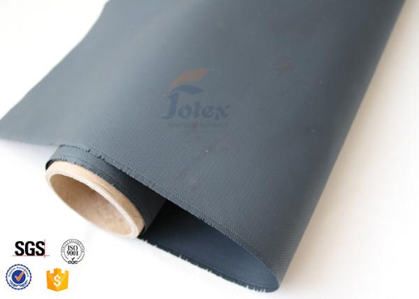 1000mm Width Thermal Insulation Materials 0.5MM Black PU Coated Fiberglass