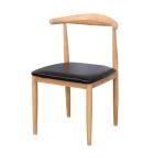 Commerical Restaurant Solid Wood Chairs With Waterproof Leather Seats