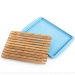 BIO-DEGRADABLE BAMBOO FIBER TRAY, DISHWASHER SAFE, HEALTHY,