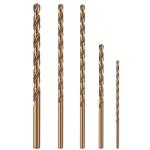 HSS Tungsten Carbide Straight Shank Twist Drill Bits For Stainless Steel Twist