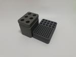 Ice Free Cooling Metal Test Tube Rack / 6*15ml Centrifuge Tube Rack Used In Dry