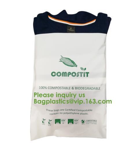Biodegradable compostable plastic courier shipping envelope custom 10x13 matte black poly mailers bag bagplastics bageas