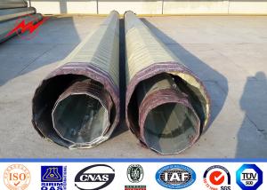 Quality 9M 505 DaN Electrical Power Pole Monopole Gr50 Steel Transmission Line Poles wholesale