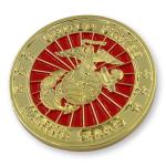 Custom Personalized Engraved Coins Pennies Antique Gold Brass Coins ISO9001