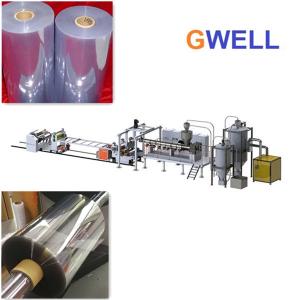 Quality PETG Sheet Making Machine PET Transparent Film Production Line Twin Screw Extruder wholesale