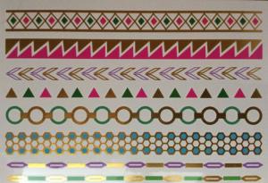Quality Metallic foil tattoo wholesale