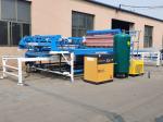Blue White Air Cylinder 10KW Wire Mesh Fencing Machine