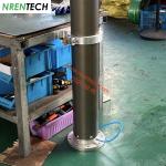12m lockable pneumatic telescopic mast 30kg payloads 2.55m closed height, work