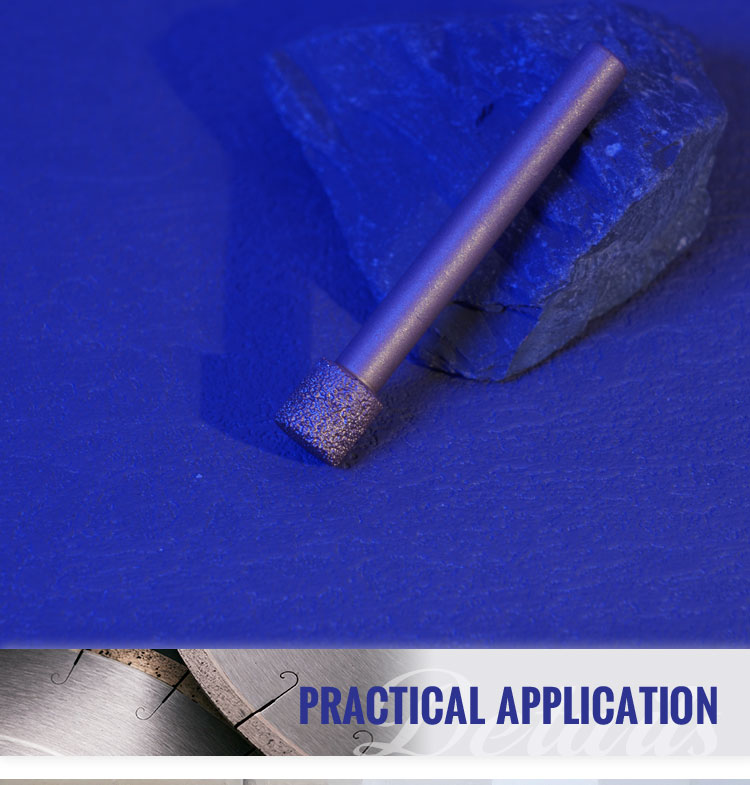 Engraving Function 45 Mn Body Material CNC Diamond Tools for Stone and Marble Carving